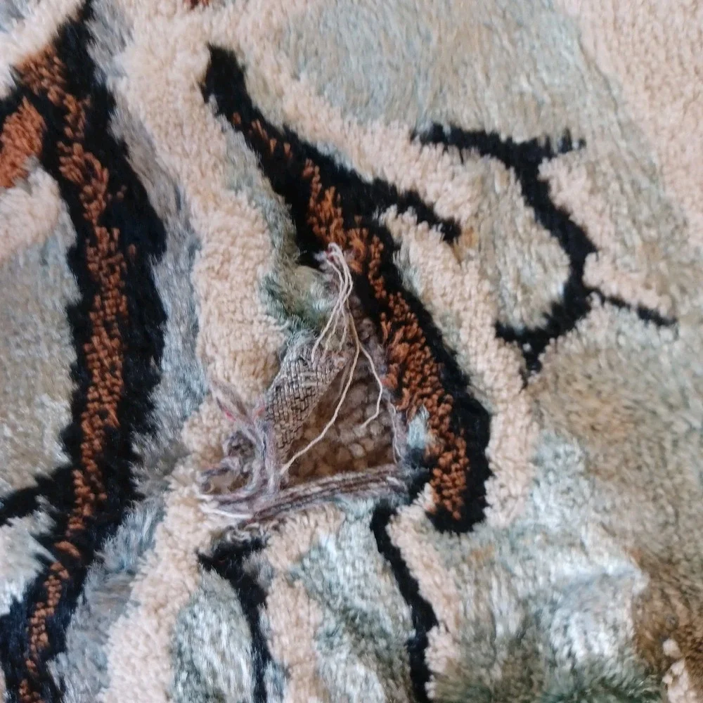 Vintage Deer Buck Forest Outdoorsman‎ Wall Tapestry Rug Decor Italy Mid Century